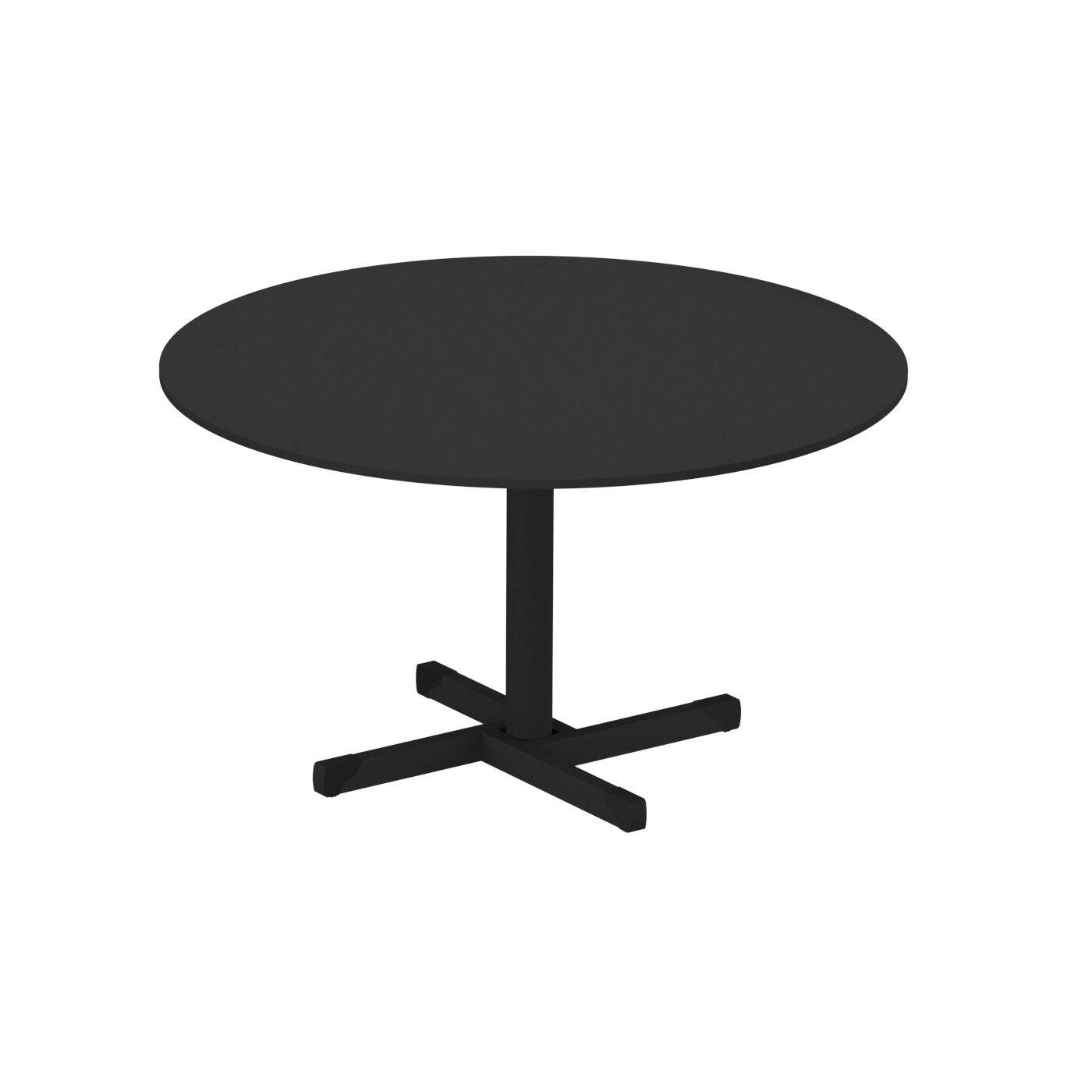 MESA REUNIAO REDONDA 074X120 PTO KE30-PP - 61.030.14.00