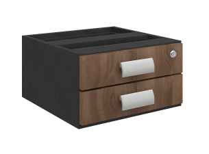 GAVETEIRO DE MESA INCOFLEX MODENA 40MM 2 GAVETAS SEVILHA - LM07-ESP