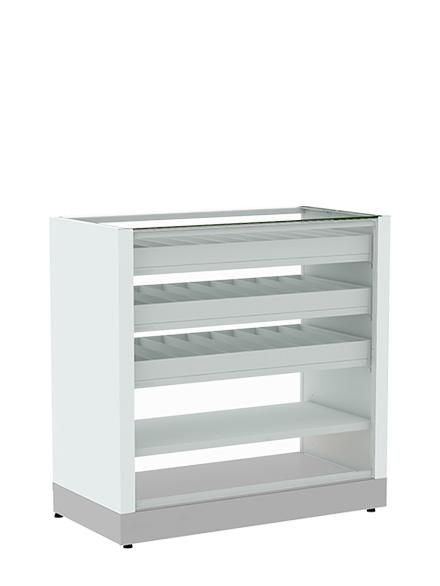 BALCAO ENCARTELADOS 1.00X1.00X0.50 BRANCO - PA072114