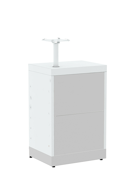 BALCAO TERMINAL 1.00X0.65X0.50 BRANCO - PA072454