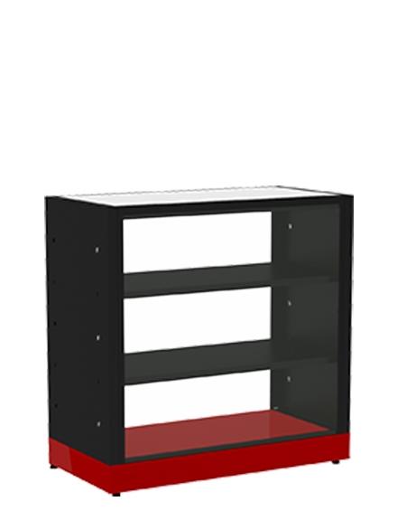 BALCAO COMERCIAL ABERTO 1.00X1.00X0.50 AMARELO - PK070022-242
