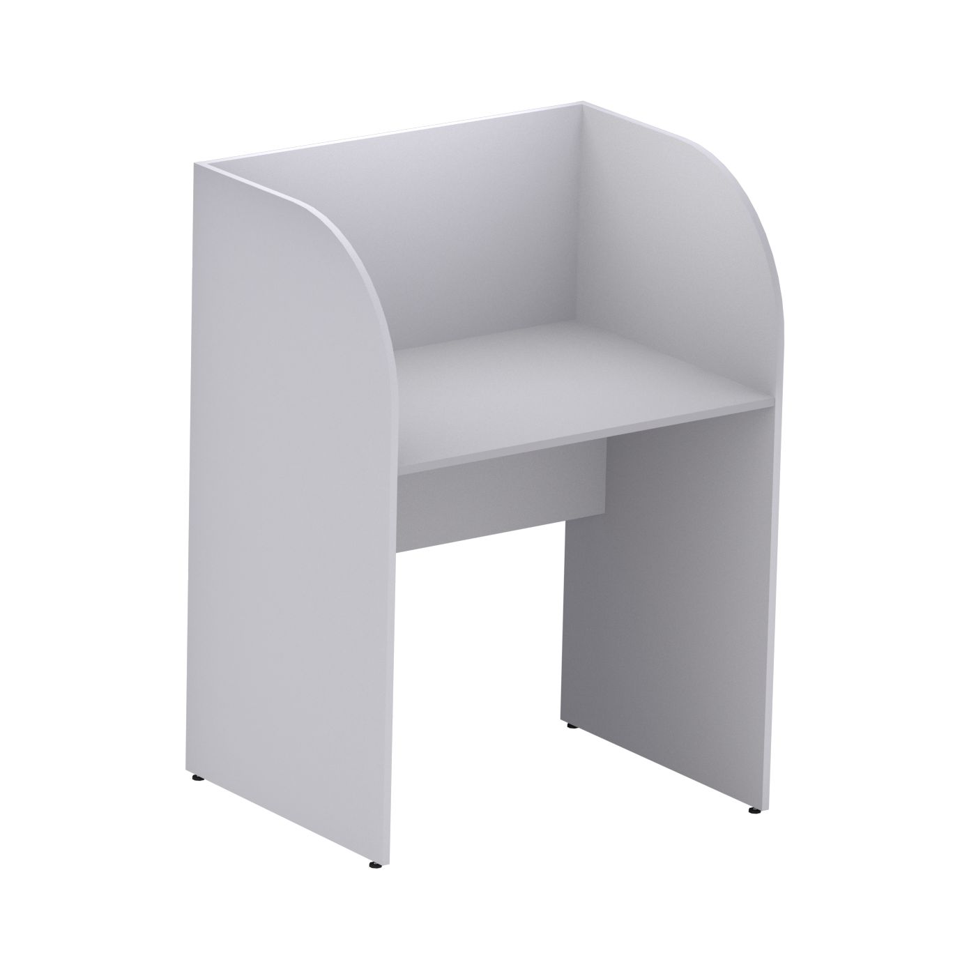 MODULO COMP CALL CENTER FECHADO 800 15MM CINZA - 337020715001