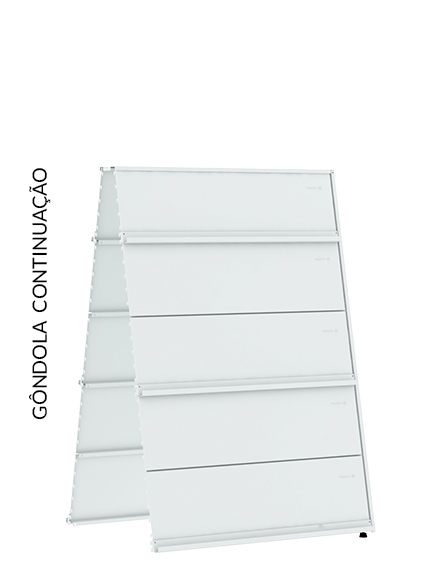 GÔNDOLA PARA PISO CENTRO