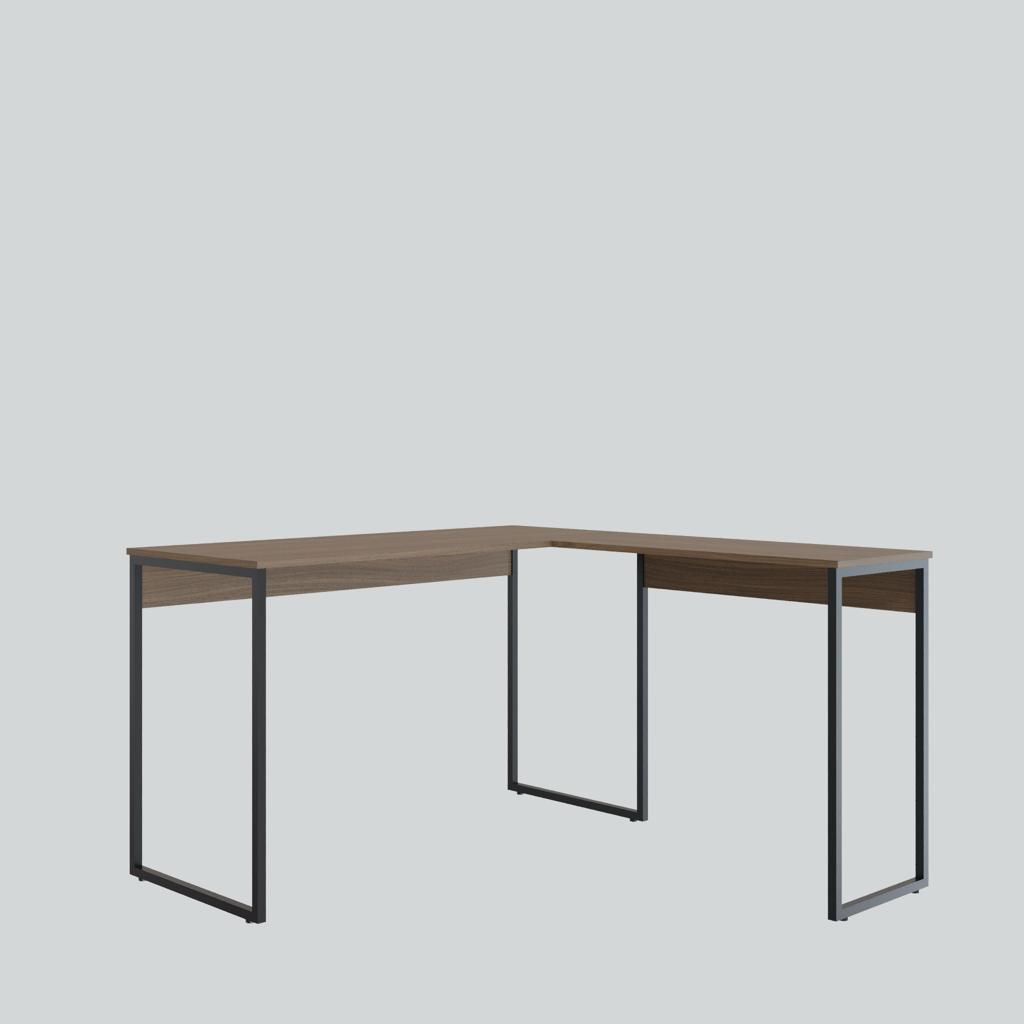 MESA DE ESCRITÓRIO INCOFLEX PÉ TUBULAR EM L 1.20X1.30X0.36