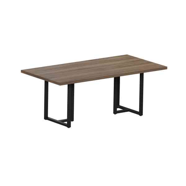 MESA DE REUNIÃO MARANELLO M25 PÉ RETANGULAR 2.00X1.00 NOGAL